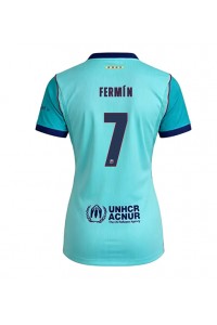 Barcelona Fermin Lopez #7 Fotballdrakt Tredje Klær Dame 2026-27 Korte ermer
